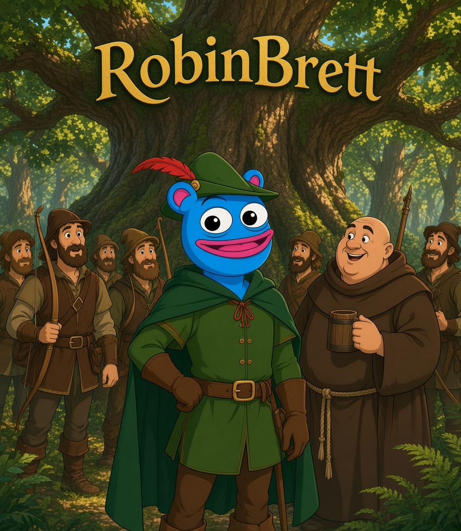 RobinBrett in the forest